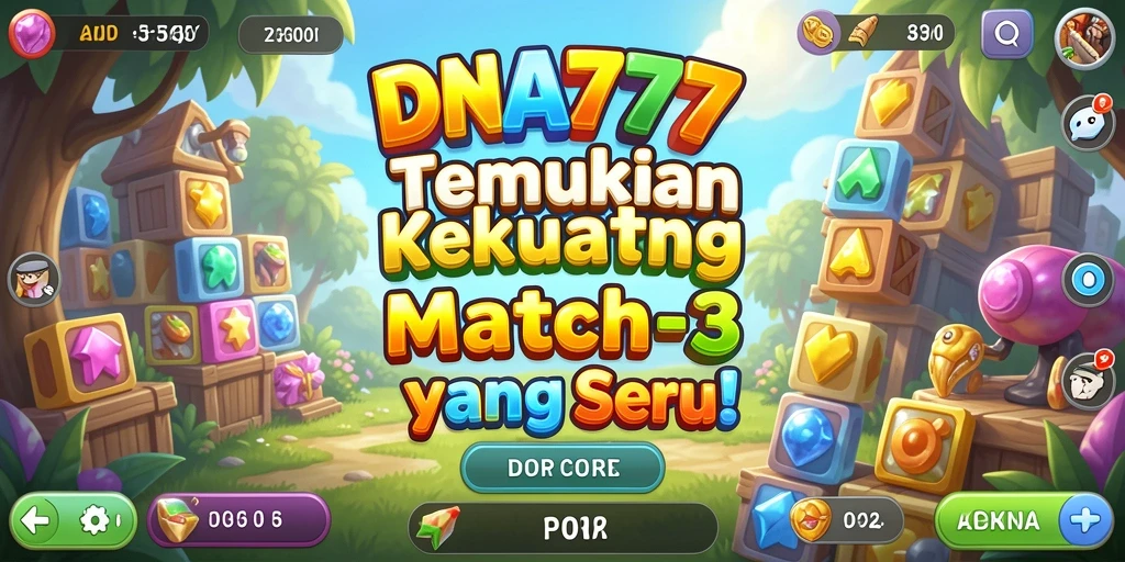 Gameplay seru dengan elemen match-3 yang menantang.