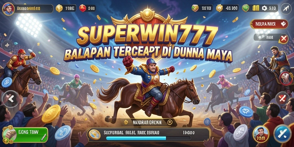 Gameplay seru balapan mobil di SUPERWIN777 dengan grafis menakjubkan.